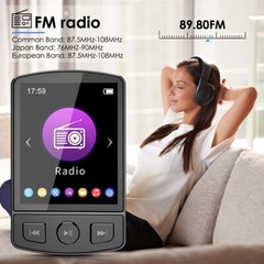 Bluetooth MP4/MP3 Lossless Music Player FM Radio Recorder Sport 128GB Support