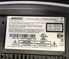 Bose Wave Music System IV CD Player/AM/FM Radio Model 417788-WMS with Remote