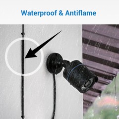 ANNKE 60/100ft CCTV BNC Extension Wire Cord Security Camera Video DC Power Cable