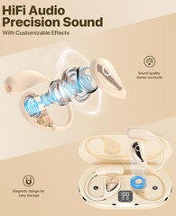 AI Translation Earbuds Real Time Translator for 144 Languages, iOS Android