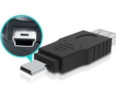 2x 5 pin Mini USB Male to Female USB Cable Charge Connector Adaptor MP3 MP4 USA