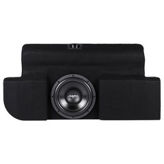 NEW SINGLE 10″ 800W PORTED LOADED SUB BOX FITS 2015-2024 FORD F-150 SUPER CAB