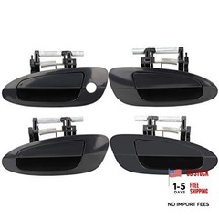 Exterior Door Handles – Front Rear Driver – Left Passenger – Right Side – Black