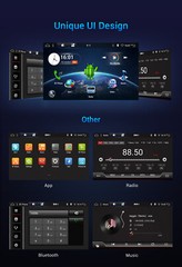Android14 Head Unit Car Stereo Radio GPS Navi Carplay For Toyota 4Runner 2009-19