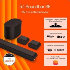 Vizio SV510X-0806B-RB-SD 5.1 Ch Dolby Atmos 33″ Soundbar – Scratch and Dent