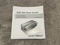 3000/6000 Watt Power Inverter 12V DC-220/240V AC, 50Hz with Wireless Remote