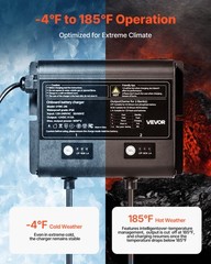 VEVOR 2-Bank 5A 12V Smart Marine Battery Charger Onboard IP68 Waterproof Boat RV