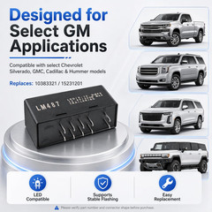 LM487 LED Flasher Turn Signal Relay Hyper Flash Fix for Chevy Silverado GMC Cadi