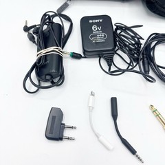 Sony MDR-NC500D Digital Noise Reduction Cancelation Headphones Case Cables Works