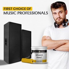 Speaker Paint Black 1 Gallon Texture Coating for Speaker Cabinets, Road Cases…