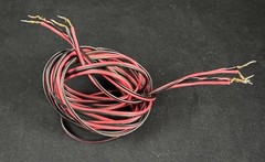 Vintage Speaker Cable Bi-Wire (2) 5ft. Cords