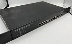 Niveo 8-Port 10/100/1000m & 2-Port 100/1000m SFP L2 Ethernet PoE Switch – Used