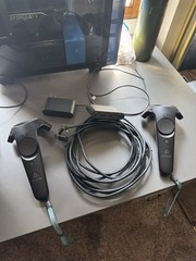 HTC Vive Virtual Reality Headset Kit Complete VR Gaming Set