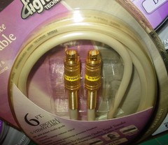 4 RCA High Performance Digital S-Video Cables DT6S 24K Gold-Plated Connectors