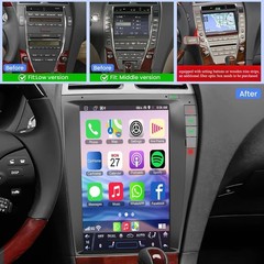 USED 12.8″ Android 14 Car Radio GPS Stereo 2+32G For Lexus ES240/ES350 2006-2012