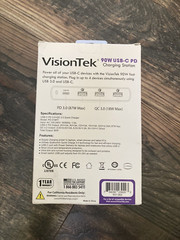 VisionTek 90 Watt Charging Station-White