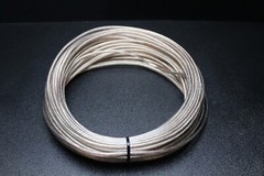 8 10 12 14 16 18 20 22 24 GAUGE CLEAR SPEAKER WIRE AWG CABLE POWER GROUND LOT