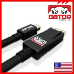 Mini DisplayPort to DisplayPort Cable Mini DP to DP Adapter HD Video 4K 60Hz 6FT