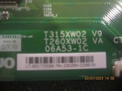 Polaroid TLX-03210B Element FLX-3211B T-Con Board T315XW02 V9 06A53-1C