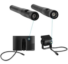 7″ 2 Camer Wireless Monitor IR Night Vision Backup Camera for Truck Caravan RV