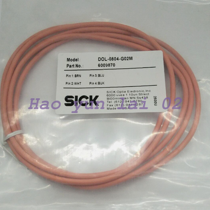 1pcs For SICK Sensor Cable DOL-0804-G02M NEW