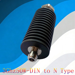 DIN(7/16) to N 50W RF Coaxial Fixed Attenuator 1-60dB 0-4GHz 50Ω for Telecom Tes