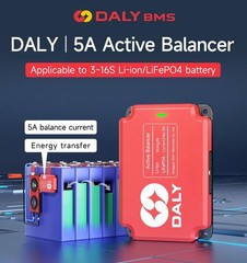 DALY 5A 3S-16S Active Balancer Li-ion lifepo4 Battery Groups Capacitor Balancer