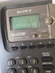 2 Sony IT-ID70 Caller ID Multi-Function Phone LCD Display AC Cord-Free Operation