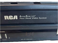 RCA 4 head AccuSearch VCR—model VR634HF—Parts/repair—No remote—SHIPS IN 24 HOURS