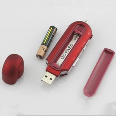 MP3 music player with USB digital LCD screen 8GB storage and FM Radio+headphone