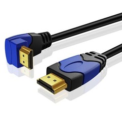 HDMI Cable Right Angle 270 Degree (6FT) Support 18GBPs 4K 60Hz HDR 2K 1080p 3D