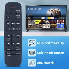 Replacement Remote Control For Philips BM50B/10 Stereo system 40 W FM
