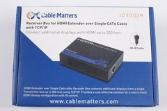 Cable Matters HDMI Extender Receiver Box Over Single Cat 6 Cable 103002R