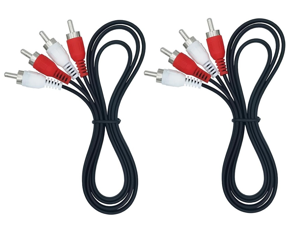 RCA Stereo Audio Cable, 3FT 2-RCA Male to 2-RCA Male Cable Compatible for Amp…