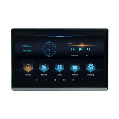 13.3in Car Headrest Monitor Bluetooth WIFI For Rear Seat Entertainment System