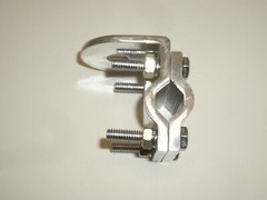 HEAVY DUTY DOUBLE GROOVE ALUMINUM ANTENNA MIRROR MOUNT 106ADN