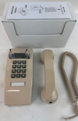 Cortelco 2554 Basic Single Line Wall Telephone – Ash – New