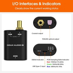 Douk Audio U2 Mini XMOS XU316 Hi-Res USB to SPDIF Digital Interface