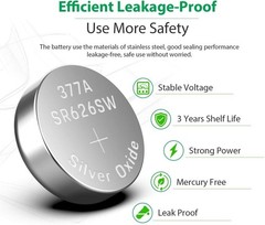 10x Watch Battery SR626SW SR626W Silver Oxide 377 364 363 376