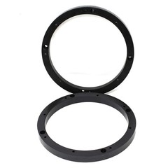 2 Pairs 6.5″ Plastic 1/2″ Speaker Spacer Rings Subwoofer Custom Mounting Adapter