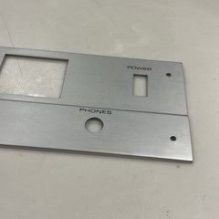 Akai X-2000S Lower Front Faceplate Replacement Silver