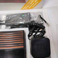 Retro Unisonic Woodgrain 7725 Answering Machine With Telephone – Original Box