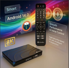 VseeBox v6 Max Smart Tv Box upgraded version of the V3 Pro Support Voice Control
