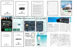 JRC NRD-515 INSTRUCTION MANUAL + SERVICE MANUALS + COLOR BROCHURE ++++