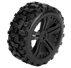 New Powerhobby 1/8 Buggy Black Raptor Belted Tires / Wheels Claw