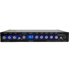 Gravity E3500.1D Warzone 3500W Car Amplifier + GR-EQ15 Equalizer + Wiring Kit