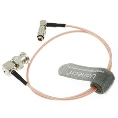 50 cm Right Angle BNC Right Angle DIN 1.0/2.3 mini BNC Coaxial Cable Blackmagic