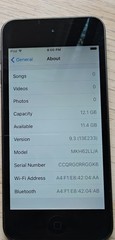 iPod Touch 6th Generation 16gb iOS 9.3 Space Grey !RARE!