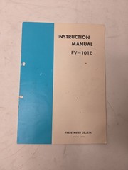 Yaesu FV-101Z External VFO Instruction Manual with Circuit Diagram ORIGINAL