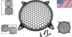 2 Pack 12-Inch Subwoofer Grill Covers – Durable ABS Protection for Audio Systems